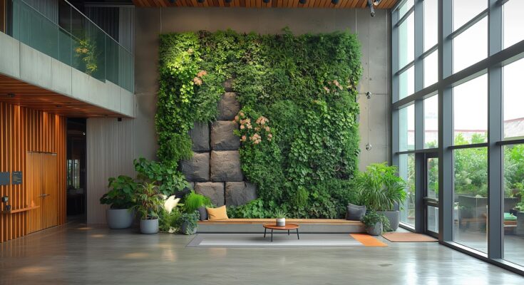 Vertical garden at home